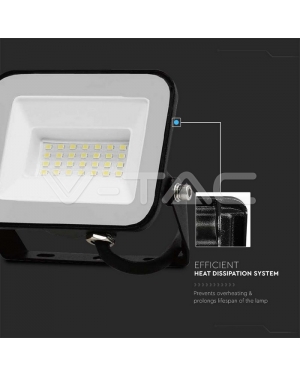 20W LED Прожектор SAMSUNG ЧИП PRO-S Черно Тяло 6500К LED прожектори