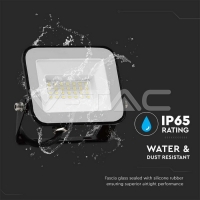 20W LED Прожектор SAMSUNG ЧИП PRO-S Черно Тяло 6500К LED прожектори