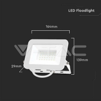 30W LED Прожектор SAMSUNG ЧИП PRO-S Бяло Тяло 6500К 30W LED Прожектор SAMSUNG ЧИП PRO-S Бяло Тяло 6500К LED прожектори