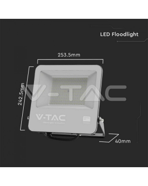 100W LED Прожектор SAMSUNG ЧИП SMD Черно Тяло 4000К LED прожектори