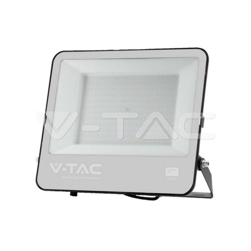 200W LED Прожектор SAMSUNG Чип 1м Кабел Черно Тяло 4000K LED прожектори