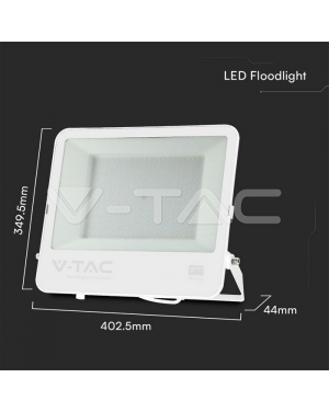 200W LED Прожектор SAMSUNG Чип 1м Кабел Бяло Тяло 6400K LED прожектори