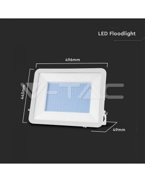 300W LED Прожектор SAMSUNG ЧИП PRO-S Бяло Тяло 6500К LED прожектори