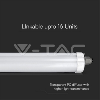 LED Влагозащитено тяло SAMSUNG CHIP G-Серия 1200mm 36W 4500K 120LM/W Линейни LED тела за открит монтаж