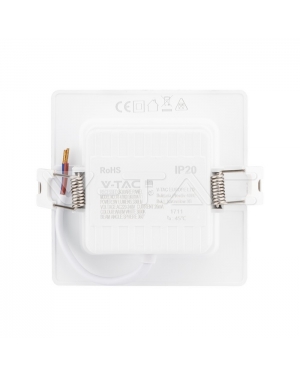 3W LED SAMSUNG CHIP Backlit Panel Recessed - Квадрат 3000K LED панели за скрит монтаж