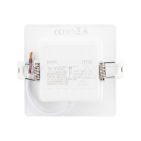 3W LED SAMSUNG CHIP Backlit Panel Recessed - Квадрат 4000K LED панели за скрит монтаж