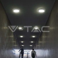 6W LED SAMSUNG CHIP Backlit Panel Surface Mounted Кръг4000K Линейни LED тела за открит монтаж