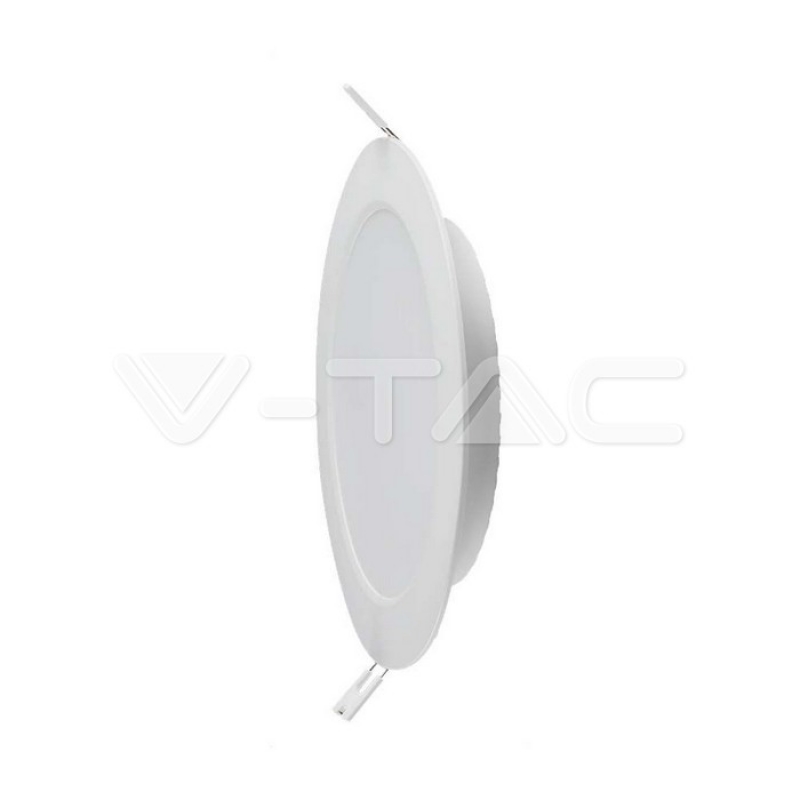 6W LED SAMSUNG CHIP Backlit Panel Recessed - Кръг 3000K LED панели за скрит монтаж