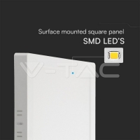 6W LED SAMSUNG CHIP Backlit Panel Surface Mounted Квадрат 3000K Линейни LED тела за открит монтаж