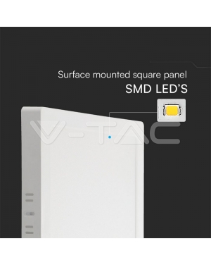 6W LED SAMSUNG CHIP Backlit Panel Surface Mounted Квадрат 3000K Линейни LED тела за открит монтаж
