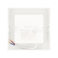 6W LED SAMSUNG CHIP Backlit Panel Surface Mounted Квадрат 3000K Линейни LED тела за открит монтаж