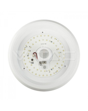 12W LED Плафон Със Сензор SAMSUNG CHIP 3IN1 Кръг Бяло Тяло LED плафони със сензори