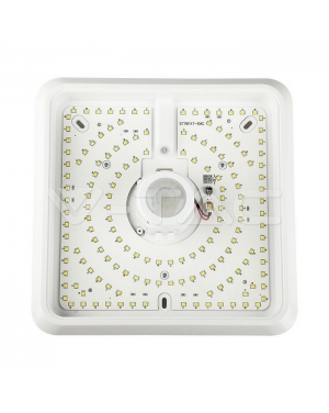 12W LED Плафон Със Сензор SAMSUNG CHIP 3IN1 Квадрат Бяло Тяло LED плафони със сензори