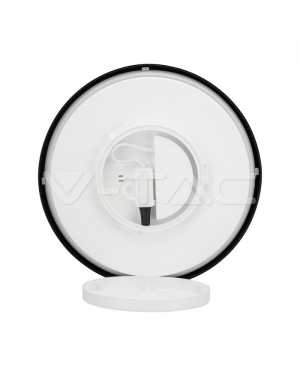 18W LED Плафон SAMSUNG Chip 3000K Кръг Черна Рамка IP44 LED плафони без сензори