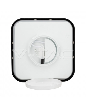 24W LED Плафон SAMSUNG Chip 6500K Квадрат Черна Рамка IP44 LED плафони без сензори