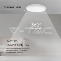36W LED Плафон SAMSUNG Chip 3000K Кръг Бяла Рамка IP44 36W LED Плафон SAMSUNG Chip 3000K Кръг Бяла Рамка IP44 LED плафони без сензори