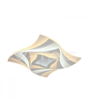 75W LED Плафон 3 Степени Димиращ С Дистанционно Бяло Тяло IP20 LED плафони без сензори