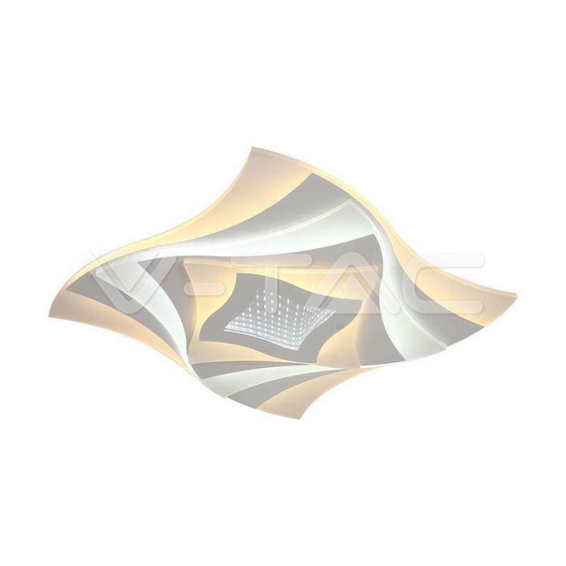 75W LED Плафон 3 Степени Димиращ С Дистанционно Бяло Тяло IP20 75W LED Плафон 3 Степени Димиращ С Дистанционно Бяло Тяло IP20 LED плафони без сензори