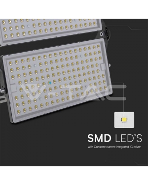500W LED Прожектор С Кабел (1M) 6500K Черно Тяло IP65 120LM/W LED екстериорно осветление