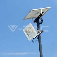 12W LED Соларен Прожектор 6000К Бяло Тяло LED прожектори