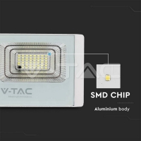 12W LED Соларен Прожектор 6000К Бяло Тяло LED прожектори