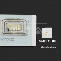 50W LED Соларен Прожектор 4000К Бяло Тяло LED екстериорно осветление
