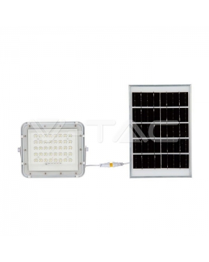 10W LED Соларен Прожектор 4000K Сменяема Батерия Бяло Тяло LED прожектори