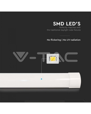 40W LED Линейно Тяло 120см 4000К Линейни LED тела за открит монтаж