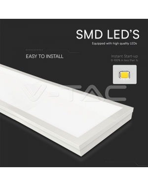 40W LED Панел Външен Монтаж 1200x300 6400k 6бр./СЕТ LED панели за външен монтаж на осветление