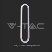 13W LED Висяща Лампа 40CM 3000K Бяло Тяло Висящи декоративни лампи