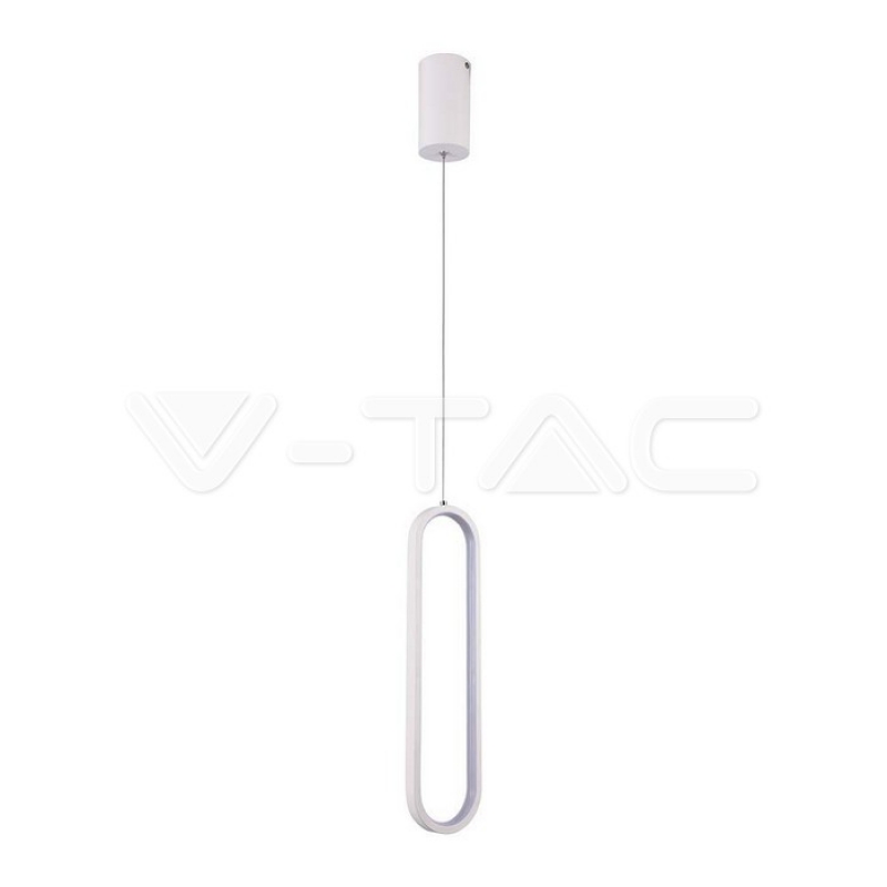 13W LED Висяща Лампа 40CM 3000K Бяло Тяло Висящи декоративни лампи