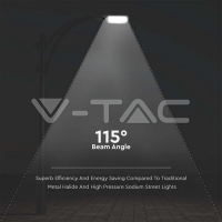 100W LED Улична Лампа Рогатка 4000К LED улично осветление