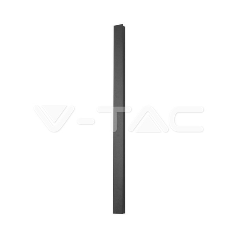 10W LED Линейна Стенна Лампа 510x60x50мм 4000K Антрацит IP54 Фасадно LED осветление