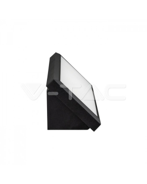 12W Фасаден Аплик Ъглов Черен 4200К IP65 Фасадно LED осветление