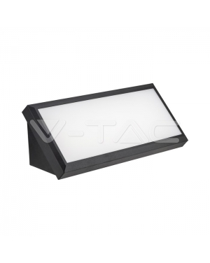 12W Фасаден Аплик Ъглов Черен 6500К IP65 Фасадно LED осветление