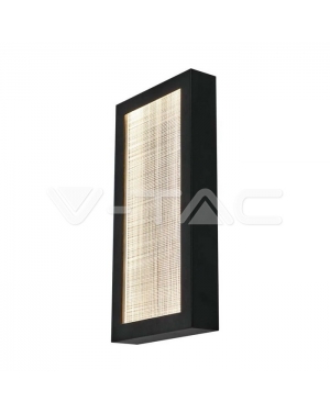 20W Стенна Лампа (W200*D50*H400mm) 3000K Черно Тяло IP65 Фасадно LED осветление
