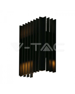2*6W Стенна Лампа (W141*D65*H200mm) 4000K Черно Тяло IP65 Фасадно LED осветление