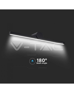 12W LED Лампа Осветител За Огледало Черен 3000К Осветление за баня