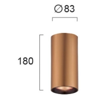 LED луна за външен монтаж VIOKEF 4214402 NESTOR Декоративни LED луни