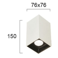 Плафон Square Glam LED 12W 800 Lm 3000K 220-240V AC IP20 Декоративни LED луни