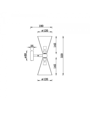 Аплик MAYTONI MOD108WL-02WG VESPER Фасадно LED осветление