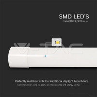40W LED Линейно Тяло 120см 3в1 Линейни LED тела за открит монтаж