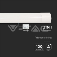 40W LED Линейно Тяло 120см 3в1 Линейни LED тела за открит монтаж