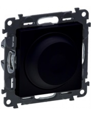 Димер ротативен R=5-300W L=5-300VA LED=5-75W цвят черен Valena Life Valena Life Legrand контакти и ключове
