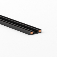 SLIM25 Магнитна релса за външен монтаж SlimTrack ∙ 2M ∙ Черен LED магнитно осветление