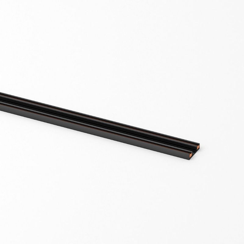 SLIM25 Магнитна релса за външен монтаж SlimTrack ∙ 2M ∙ Черен LED магнитно осветление