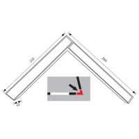 SLIM25 Магнитен LED ъгъл LUGANO LED ∙ 24W ∙ Черен ∙ 4000K LED магнитно осветление