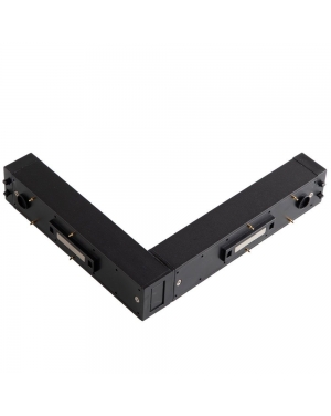 SLIM25 Електрически конектор стена-таван C-Track ∙ Черен LED магнитно осветление