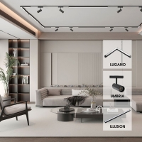 SLIM25 Електрически магнитен конектор 90° L-Track ∙ Черен LED магнитно осветление