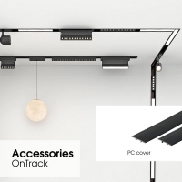 SLIM25 PC покритие OnTrack ∙ 5M ∙ Черен LED магнитно осветление